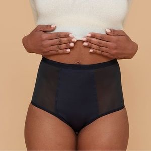 Brand New Thinx Black High Waist Underwear S